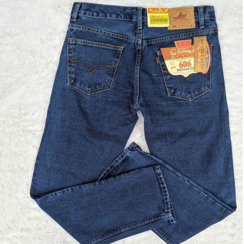 Celana jeans Lea 606 Standar Reguler/Celana Jeans Pria Standar Reguler