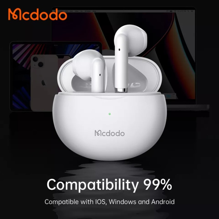 Mcdodo Tws Earphone Wireless Bluetooth 5.1V HP-788 Lite Headset Bluetooth