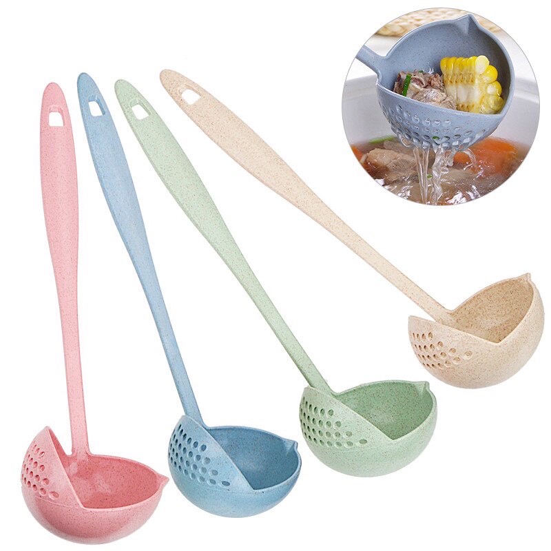 Sendok Sayur 2In1 Kuah + Saringan / Centong Kuah Multifungsi