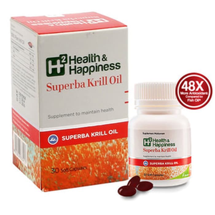 DISKON -  H2 Health & Happiness Superba Krill Oil by Kalbe
