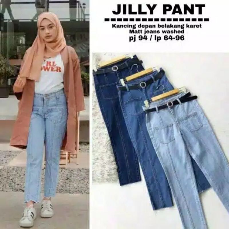  CELANA  JEANS BOYFRIEND  JEANS WANITA  CEWEK CEWE KEKINIAN  