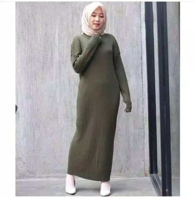 Medari long dress pakaian wanita -NGROS