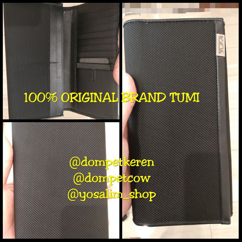 DOMPET TUMI 100% ORIGINAL BRAND / DOMPET PANJANG TUMI / DOMPET LIPAT TUMI / DOMPET ORIGINAL TUMI