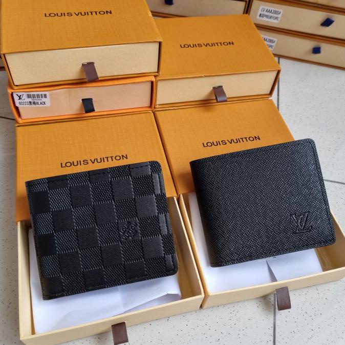 Spesial Dompet Pria Lv Short Wallet Semipremium Bergaransi