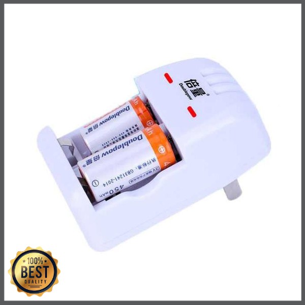 TG-BB125 DOUBLEPOW Charger Baterai 2 slot + 2 PCS CR2 Battery 200mAh - DP-K06