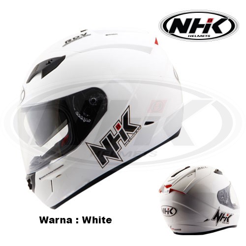 Helm NHK Full Face GP 1000 White