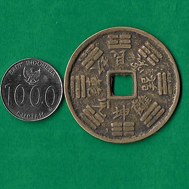 KG012 KOLEKSI KOIN GOBOG CINA KUNO MAGIC COIN AMULET CHINA JIMAT KEBERUNTUNGAN DAN PEMBAWA HOKI