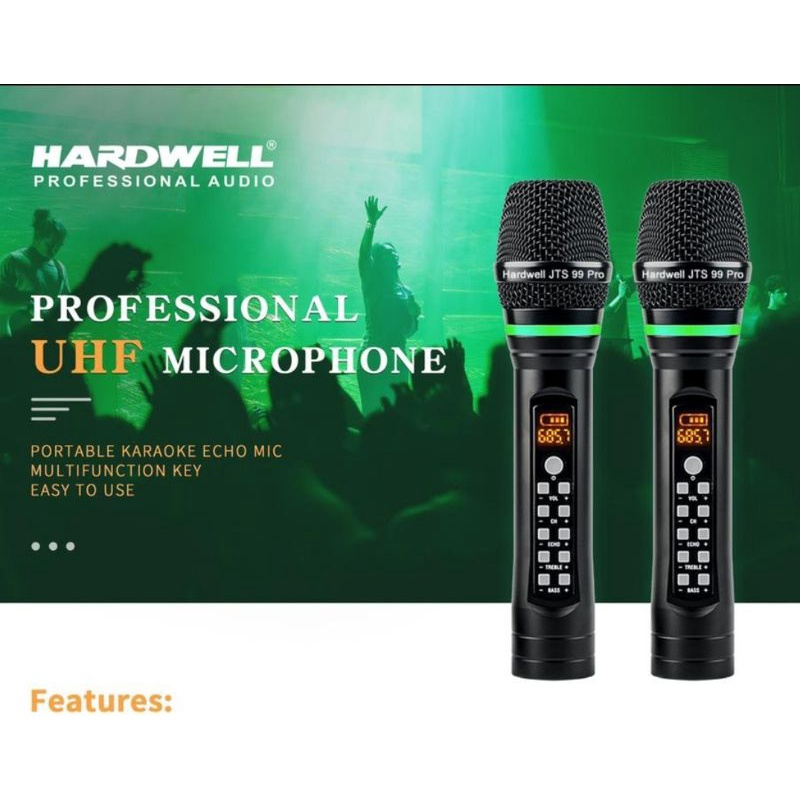 Mic Profesional wirelles JTS 99 / JTS99 pro Original HARDWELL