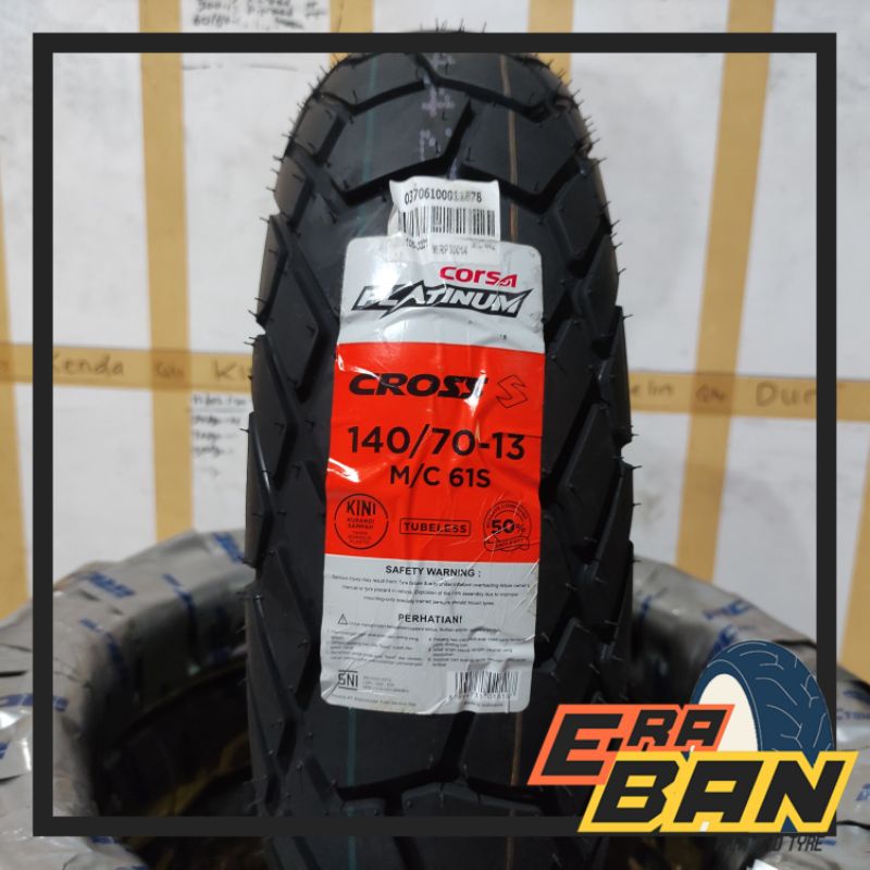 BAN CORSA CROSS S 140 70 RING 13 TUBELESS NMAX ADV