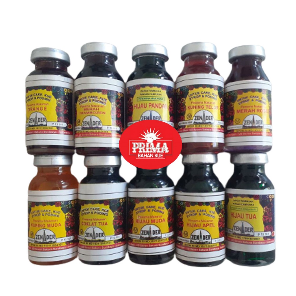 

PEWARNA MAKANAN ZENDER 15 ML