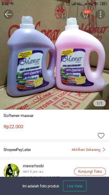 Murah..!!! Detergen Cair Kwalitas Super Mawar