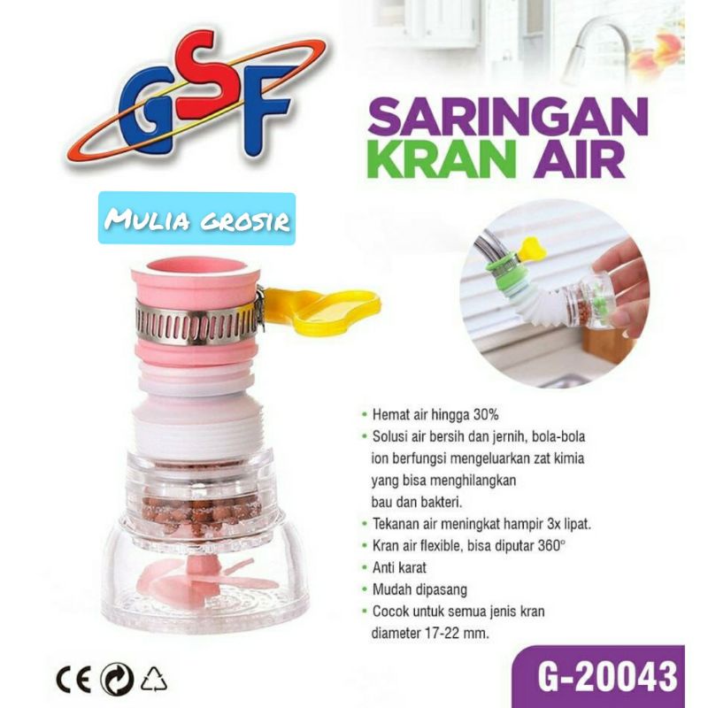 Saringan Kran Air / Kran Air Kipas + Ring