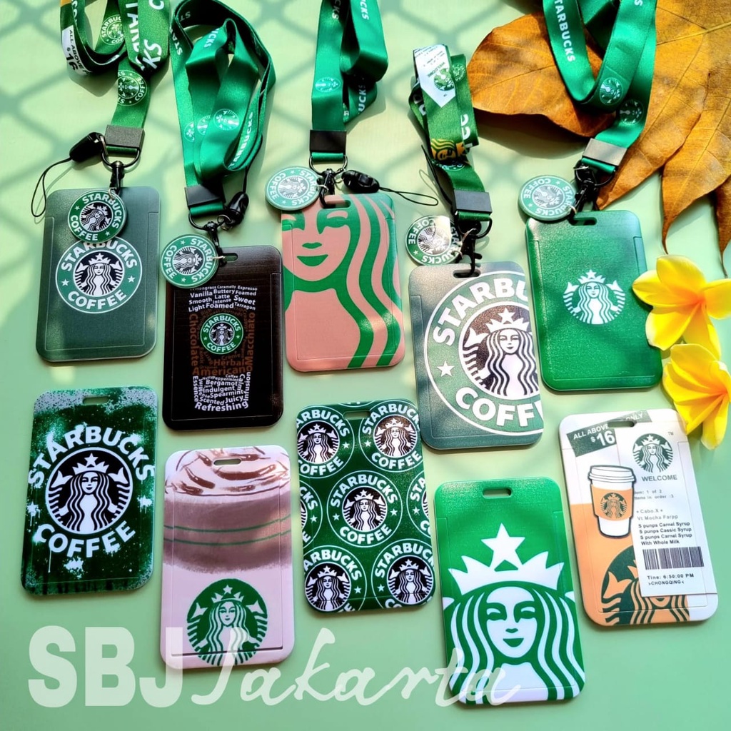 Tempat kartu ID card holder / name tag ada tali lanyard bahan hardcase