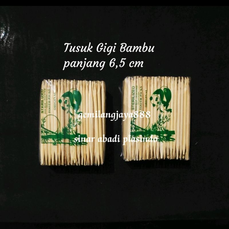 Tusuk gigi,Tusuk buah, tusuk gigi bambu