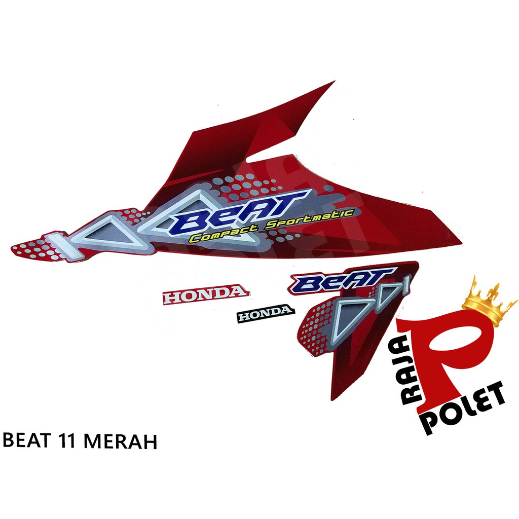 SET LIS STIKER BEAT 2011 STRIPING STIKER MOTOR BEAT 2011 POLET BEAT 2011