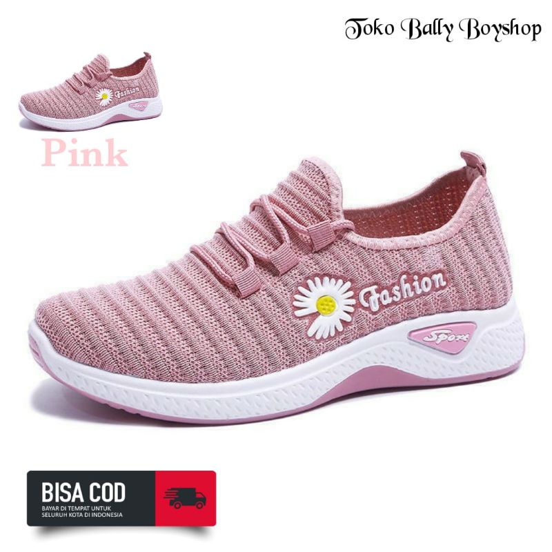 ESW Sneakers Wanita Import Kode 103 Sepatu Santai Sepatu Sport Sepatu Main Sepatu Murah