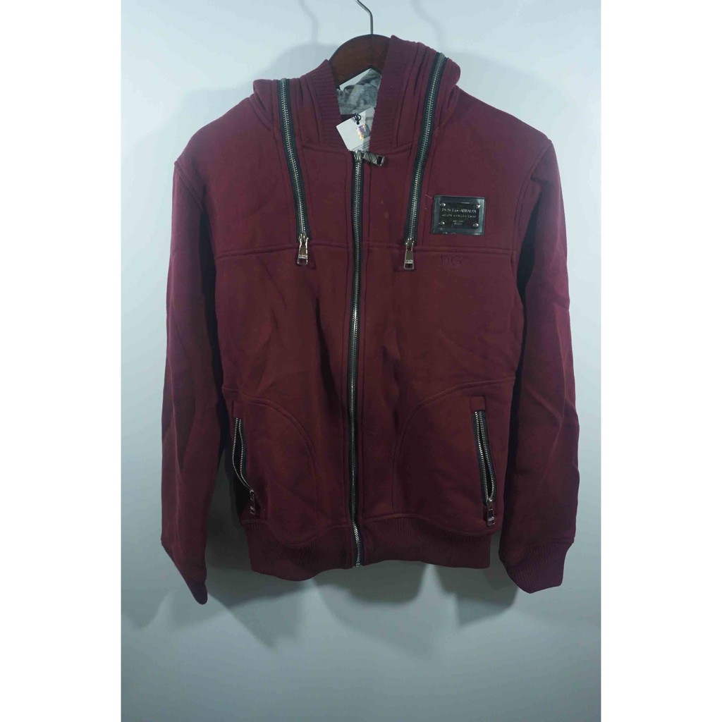 Jacket Pria Dolce-and-Gabbana Merah Maroon Size XL