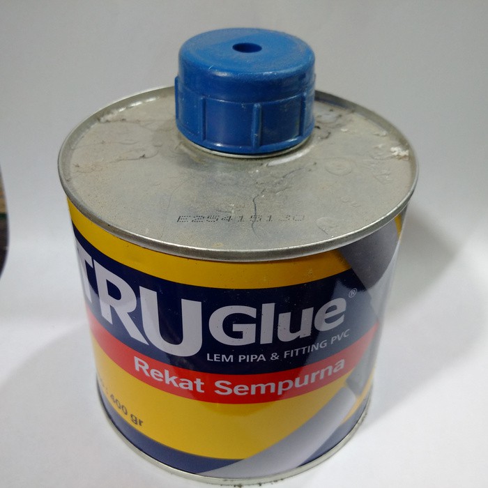 

lem pvc truglue lem pvc wavin tru glue 400 gram kaleng