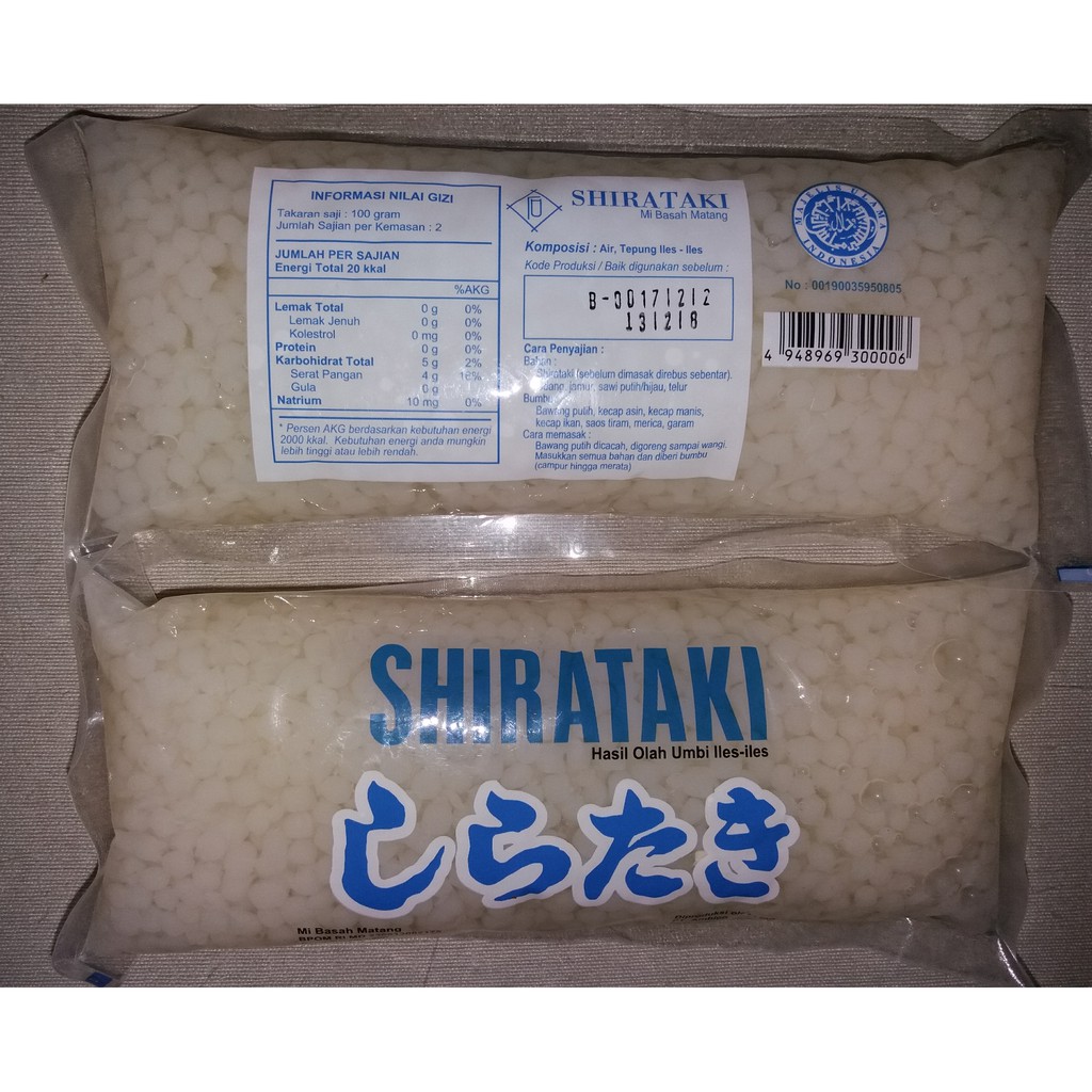 

NASI SHIRATAKI/TSUBU SHIRATAKI