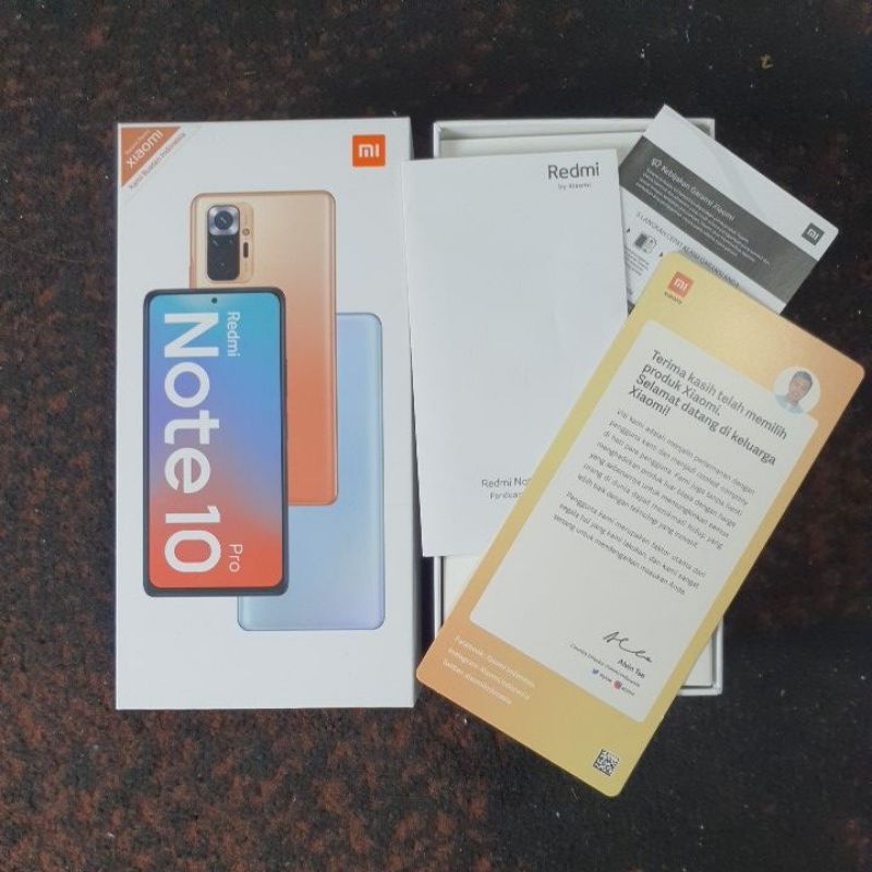 DUS BOOK KARDUS BOX XIAOMI REDMI NOTE 10 PRO ORIGINAL COPOTAN