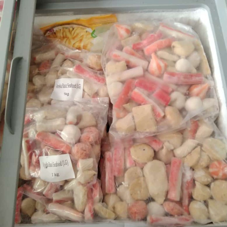 Aneka Baso Seafood Kemasan 1kg Frozen Food Makanan Olahan Frozen