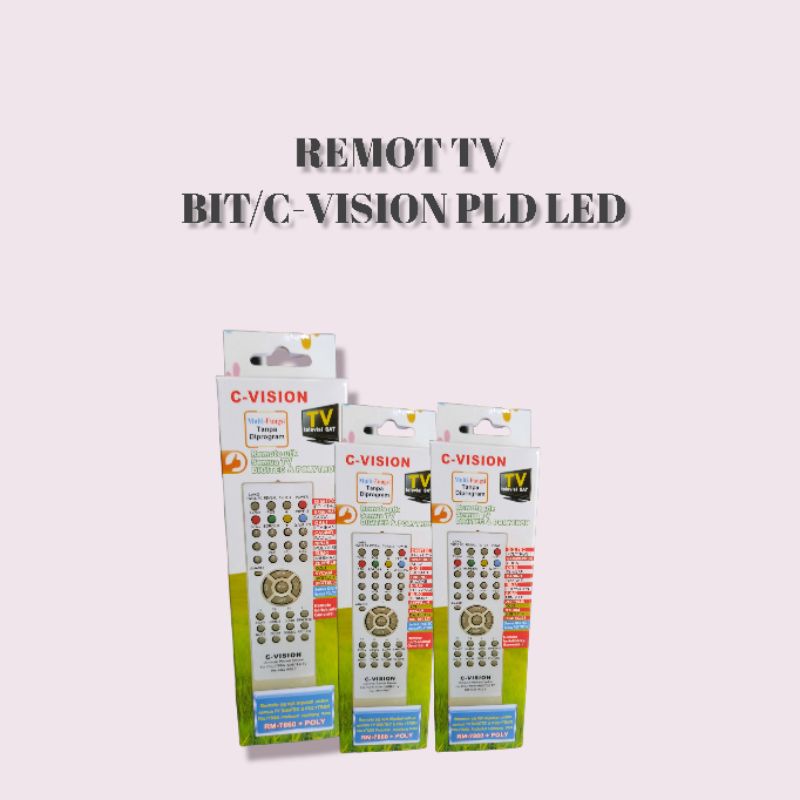 REMOT TV BIT/C - VISION PLD LED / TV DIGITEC POLYTRON