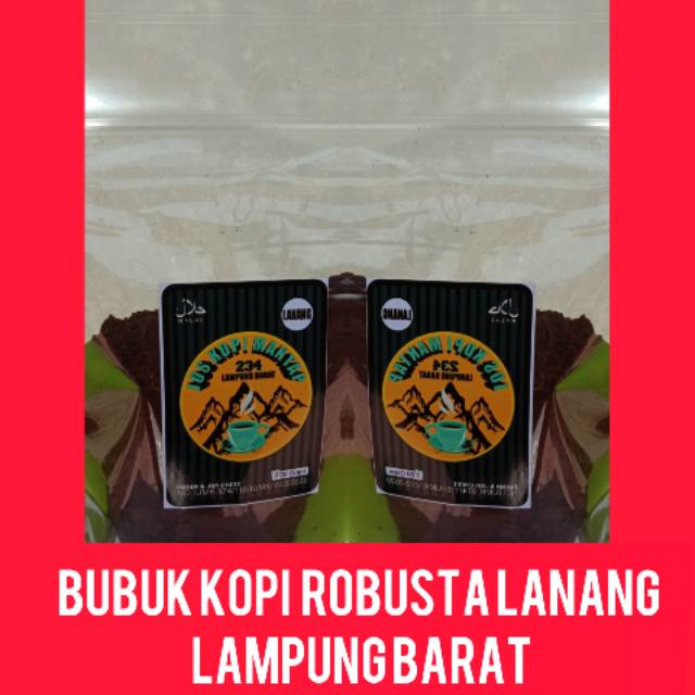 

Bubuk kopi robusta 234 Lampung barat