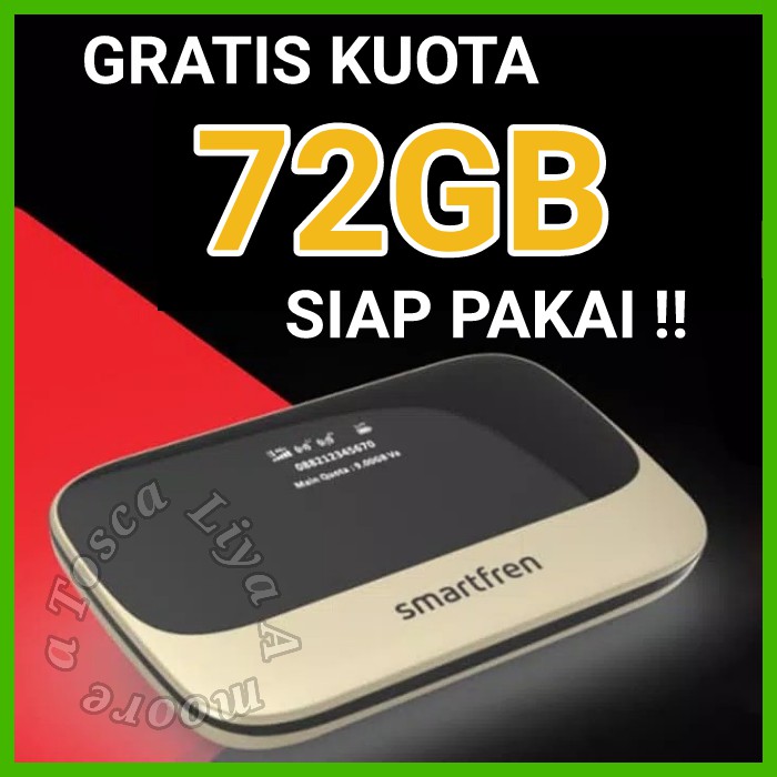 Miliki MiFi Modem WiFi 4G Smartfren Andromax M6 Plus Voucher Data 100K - 72GB - M6 72GB Terjangkau