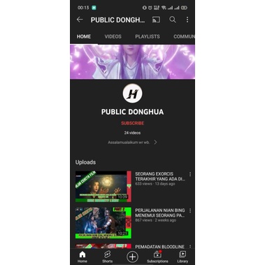 CHANNEL YT 10K SUB ADSENSE PIN PO PUBLIC DONGHUA