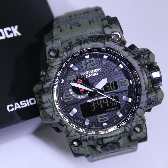 Jam tangan G Shock Army GWG 1000 Hijau