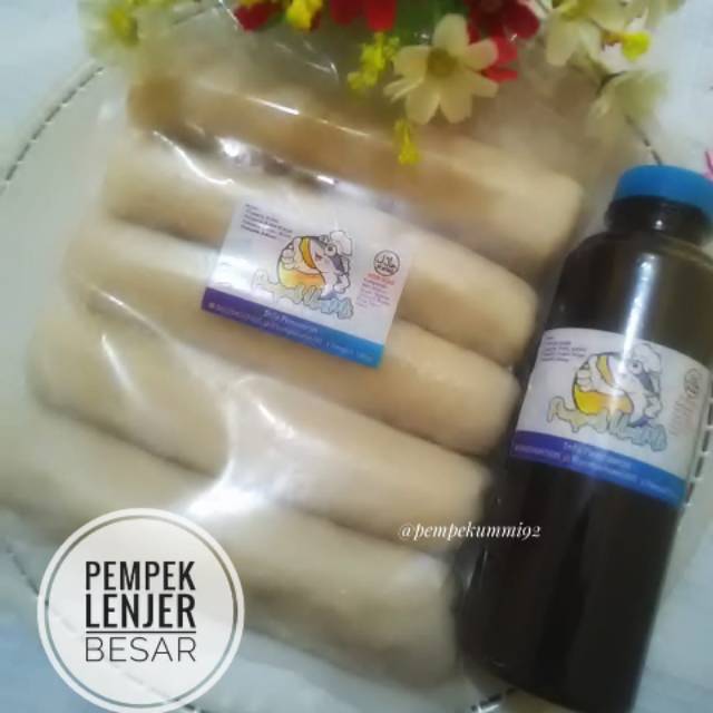 

Pempek Lenjer Besar (Asli Tenggiri Super) Ikannya lebih Terasa