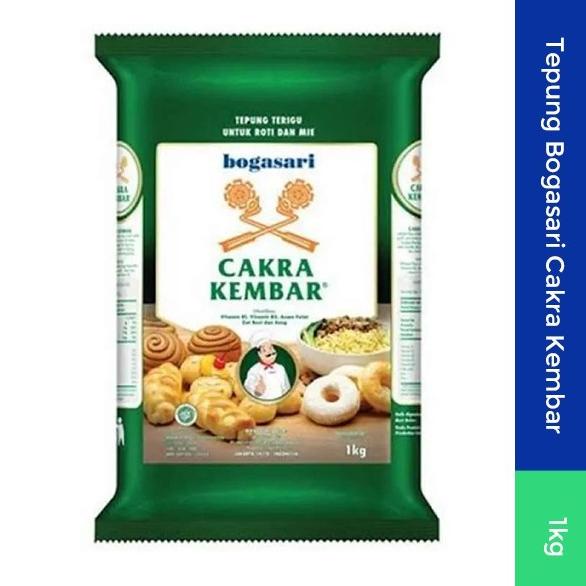 

Tepung Bogasari Cakra Kembar 1kg