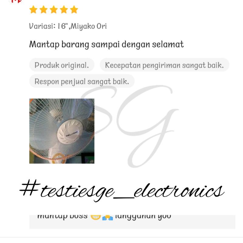 BALING BALING KIPAS ANGIN MIYAKO 16 INCI INCHI ORIGINAL BALING-BALING UNTUK KIPAS ANGIN MIYAKO UNIVERSAL 1618 1627 1637 1662 1689 TJR 101 927 1227 BALING KIPAS STAND DAN WALL FAN TJR-101 BIRU HIJAU BALING KIPAS ASLI MIYAKO UMUM UNIVERSAL