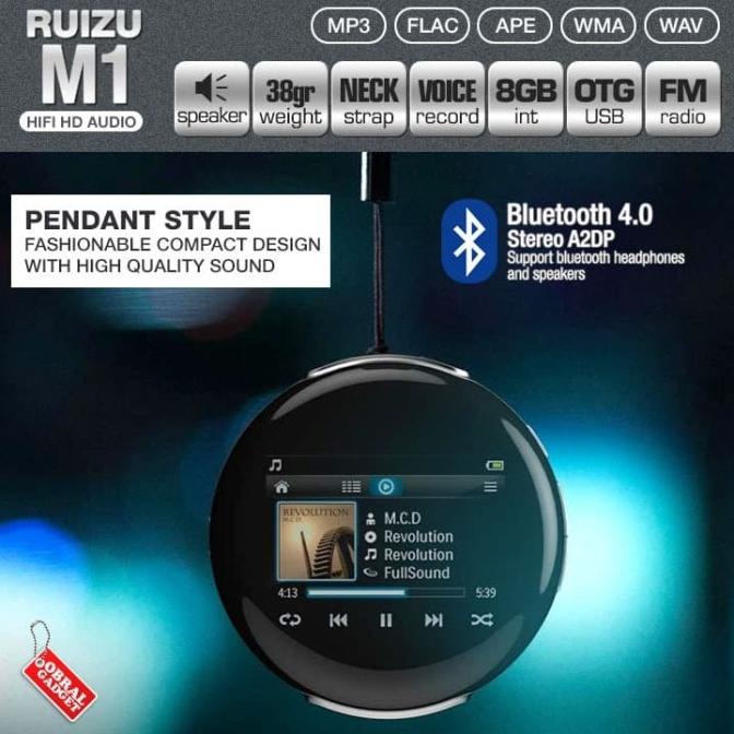 PROMO Ruizu M1 MP3 MP4 Audio Player Bluetooth HQ SQ FLAC Lossless Portable / MP3 MP4 PLAYER