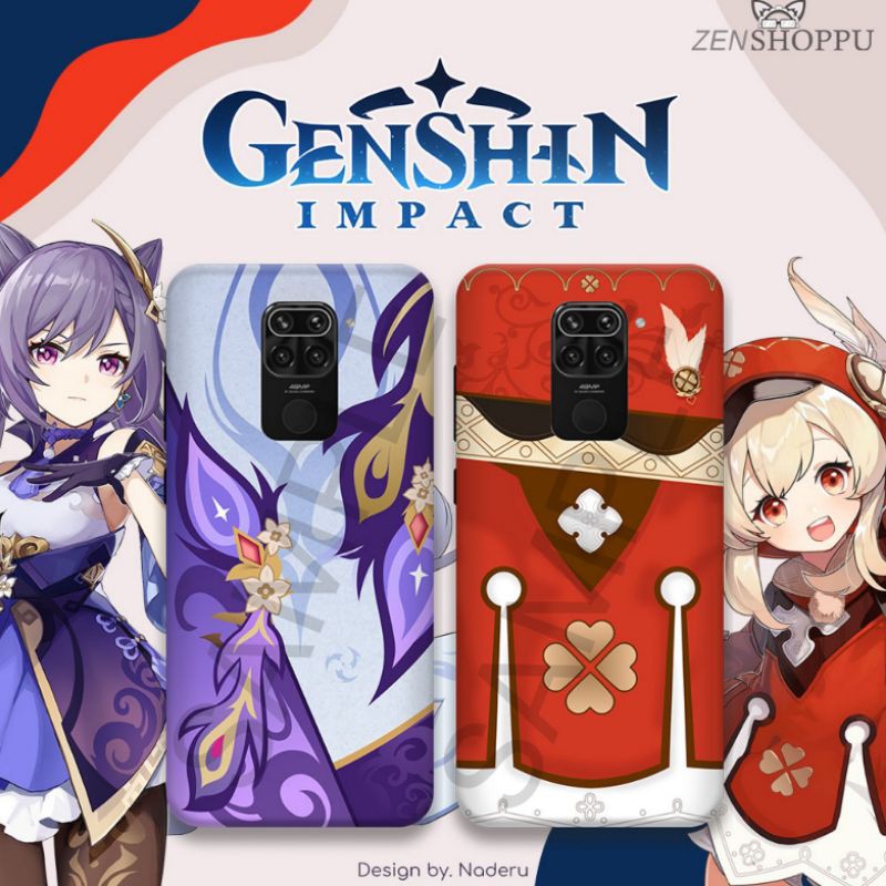 Phone Case Genshin Impact Klee & Keqing by zenshoppu
