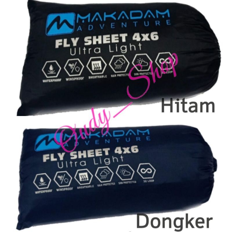 Flysheet Tenda Ultralight Big Size 4x6 Perlengkapan Camping