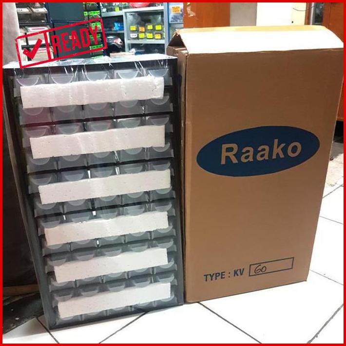 Rak Komponen Rakko Sparepart Isi 48 Laci / Slot Pcmel29