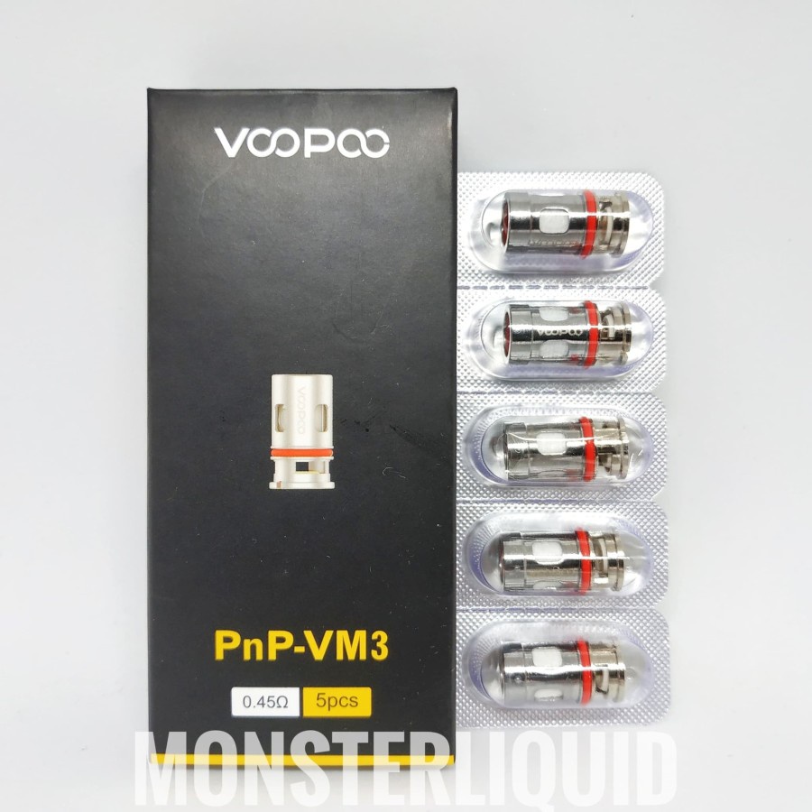 VINCI REPLACEMENT COIL 0.45 OHM PNP-VM3 AUTHENTIC BY VOOPOO ISI 5 PCS