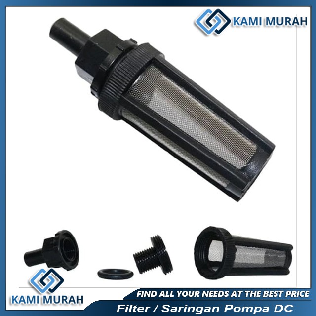 Filter Air Selang Input Pompa DC 12V Pompa Penguat selang 5/16