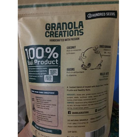 

Granola Creations Tropical Fruit and Nuts