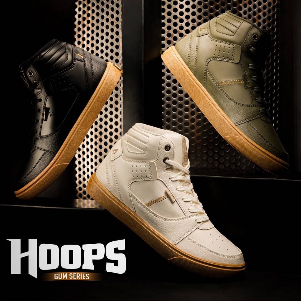 AEROSTREET HOOPS GUM ARMY / WHITE / BLACK