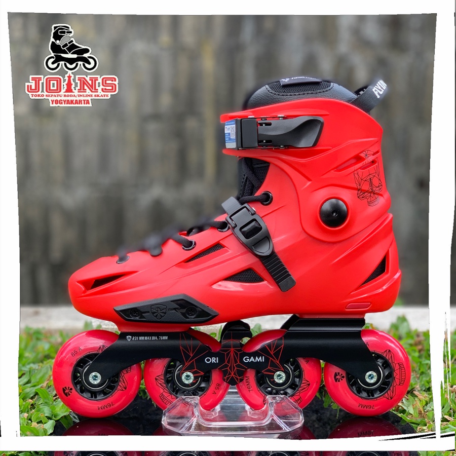 Sepatu Roda Flying Eagle Inline Skate Flying Eagle Origami Merah