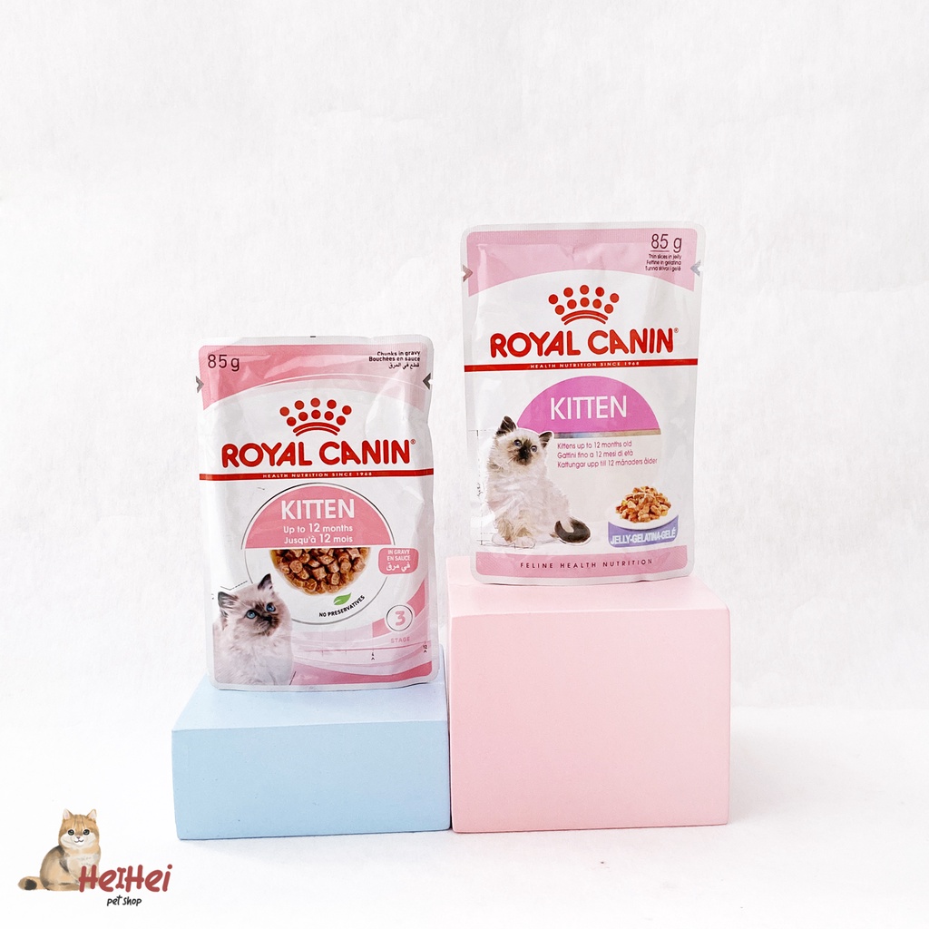 Royal Canin Kitten Pouch 85 gr - Makanan Basah Anak Kucing Wetfood Kitten Cat