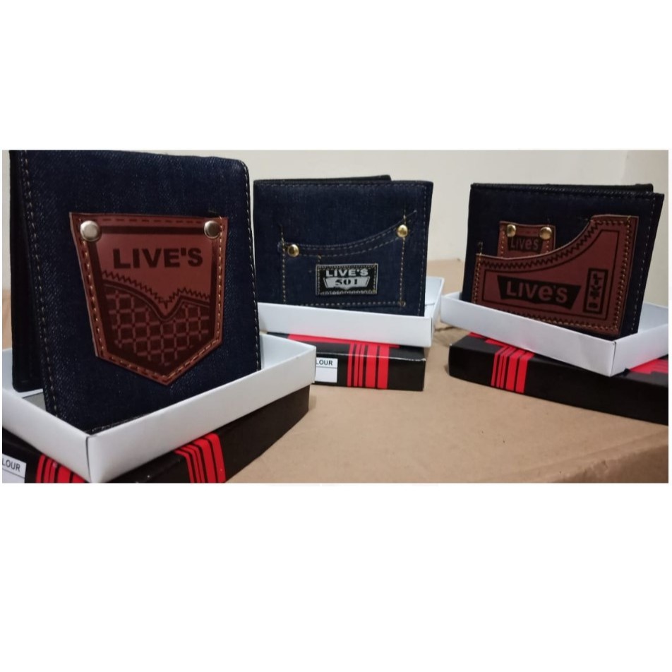 Dompet Lipat Pria DENIM CRAZZZY PROMO