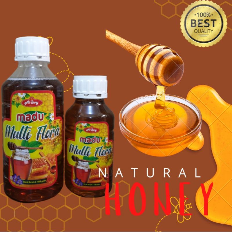 Madu Hutan  Multi Flora Albany isi 1500 gr Bee Pollen &amp; Royal Jelly