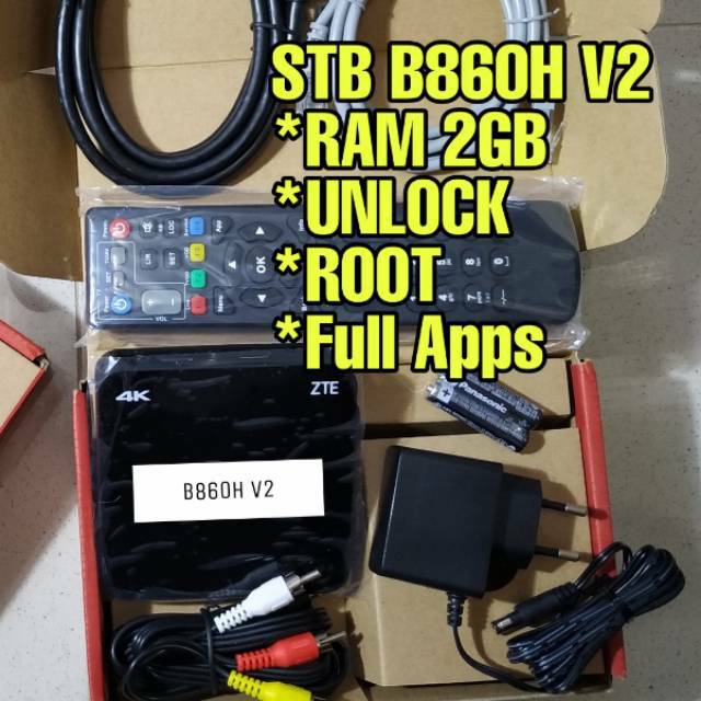 STB Android TV Box ZTE B860H V2.1 4K RAM 2 GB Firmware Pulpstone