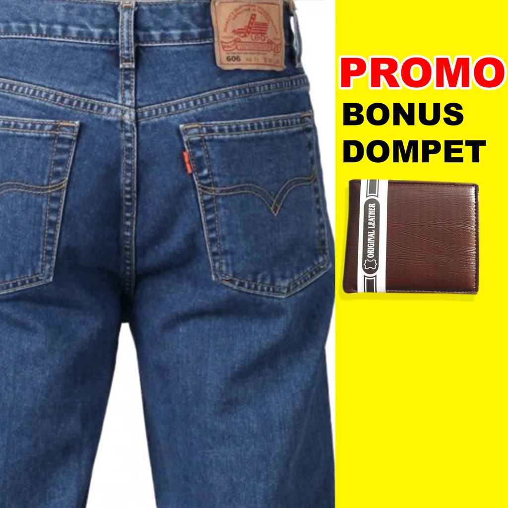 Celana Jeans Panjang Pria Standar Original // Celana Jins Pria Lea 606 // Celana Panjang Pria Standar .CARDINAL
