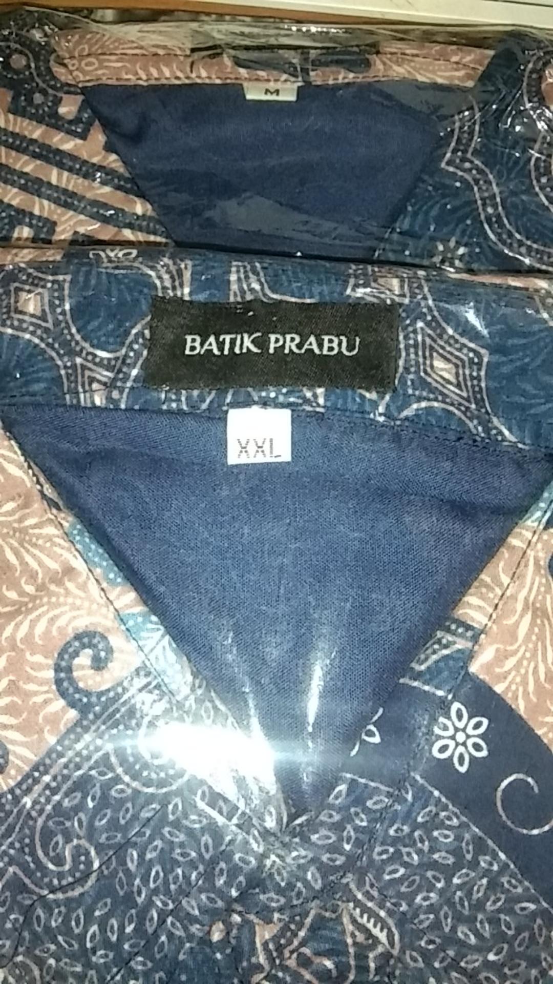Kemeja Batik Prabu Bahan Dobby Reguler Fit A588