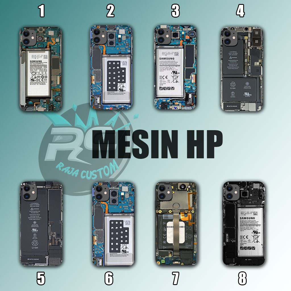 Hardcase Mesin Hp Oppo Vivo Samsung Iphone Realme Xiaomi