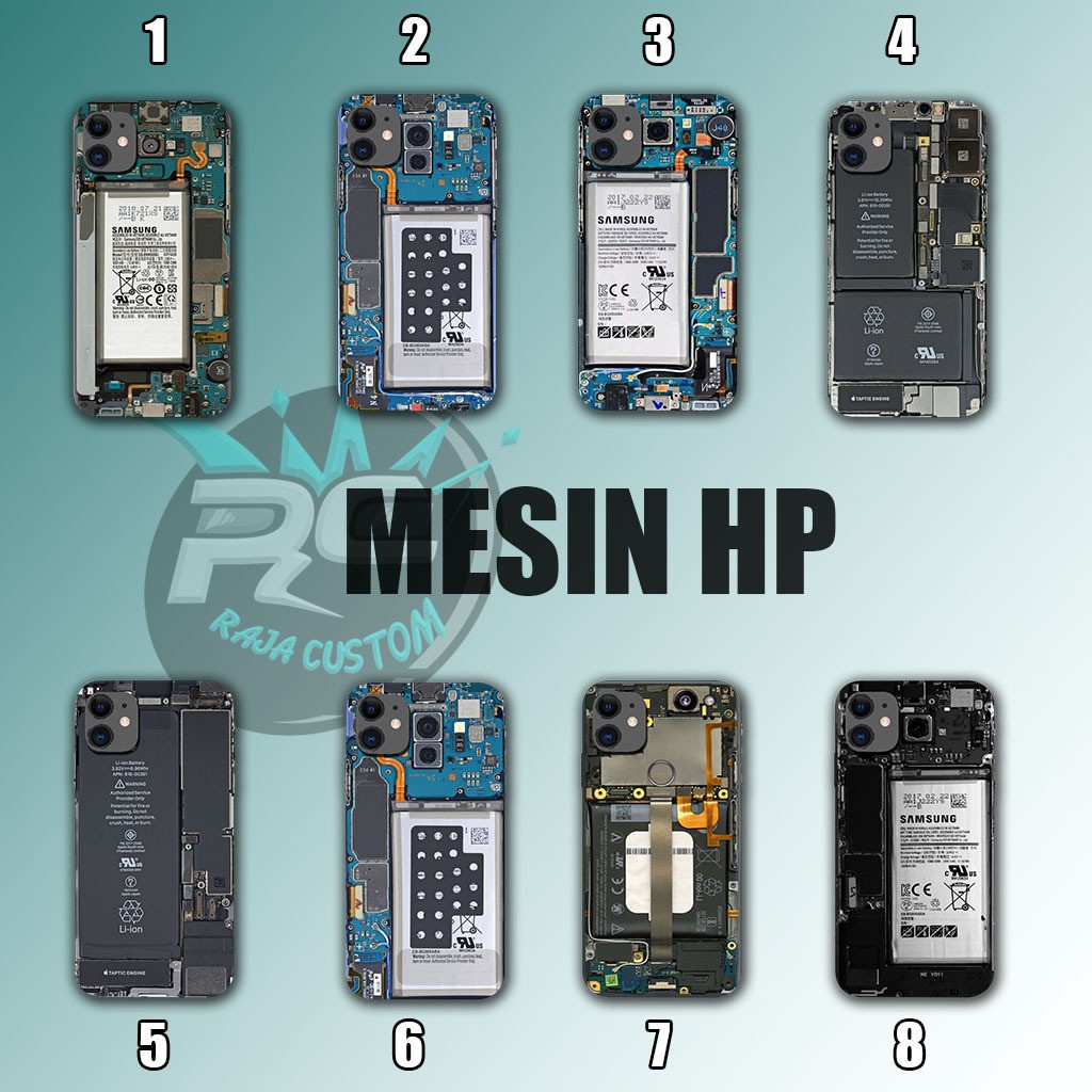 Jual Hardcase Mesin Hp Oppo Vivo Samsung Iphone Realme Xiaomi all type